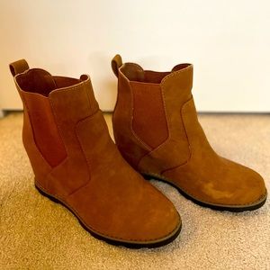 Target Universal Thread Joan of Arc Look- alike Wedge Booties.